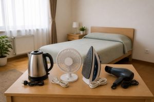 Qué pequeños electrodomésticos puede usar un inquilino en una habitación alquilada