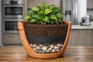 Trucos para hacer un drenaje perfecto en tus macetas y evitar encharcamientos